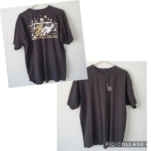 Call Your Mother Surfing Skeleton  T-Shirt Size XL